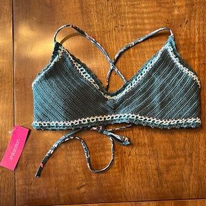 Large Crochet Bikini Top
